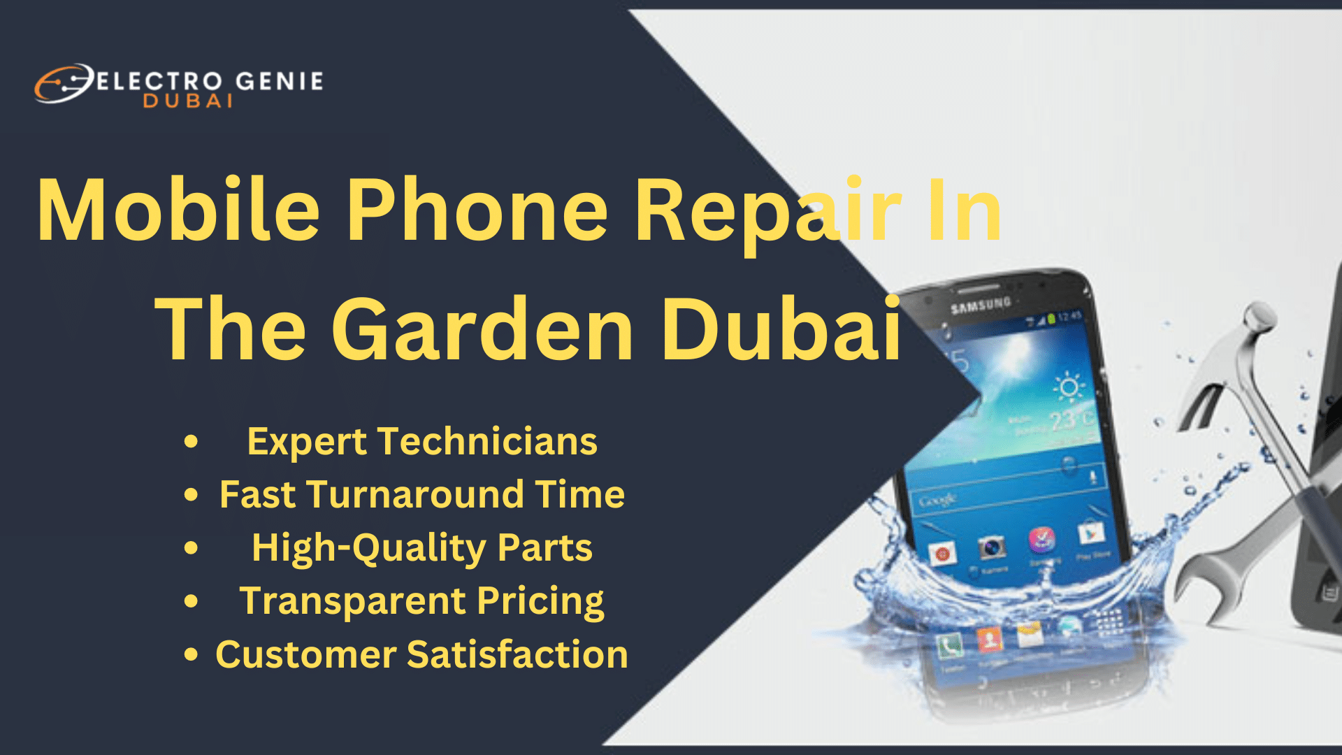 Mobile Phone Repair In The Garden Dubai