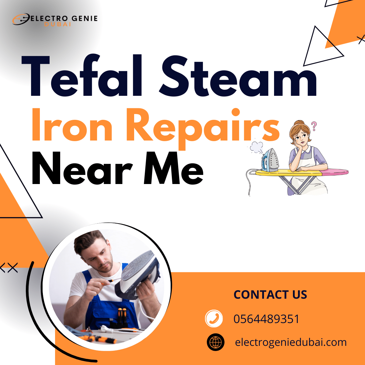 tefal steam iron repairs near me